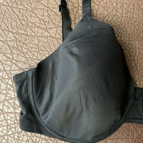 True & Co 38DD Black Full Coverage Lightly Padded Underwire T-Shirt Bra - Picture 5 of 12